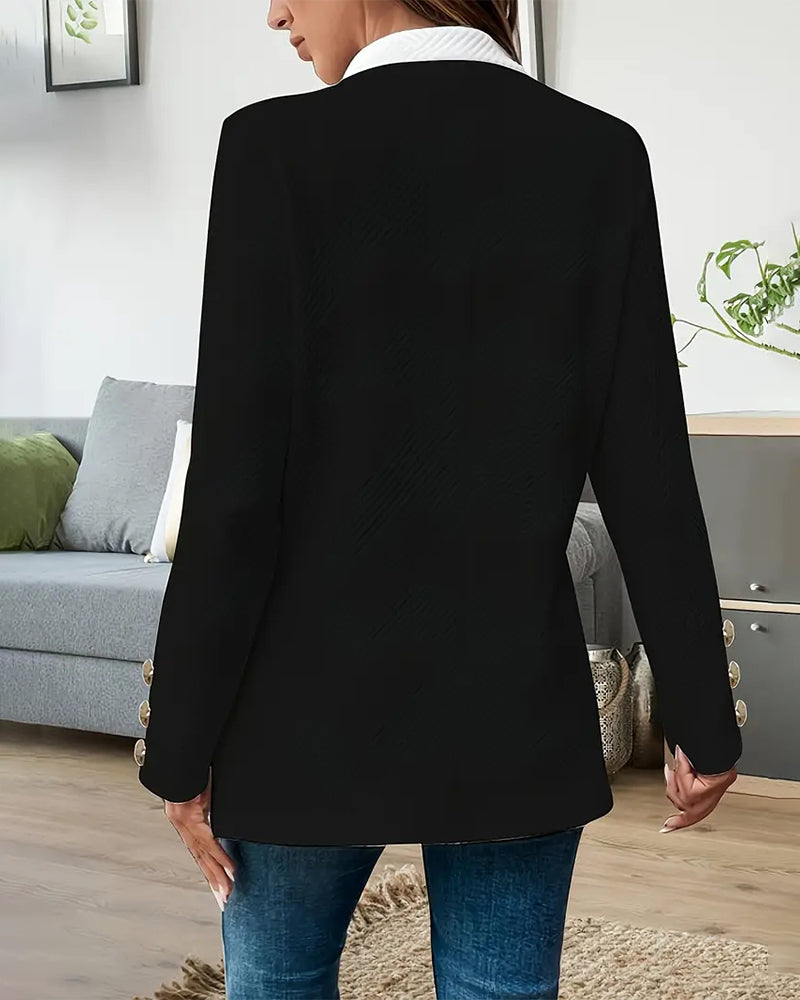 Milo Fashionable Coat | Color Blocking 1
