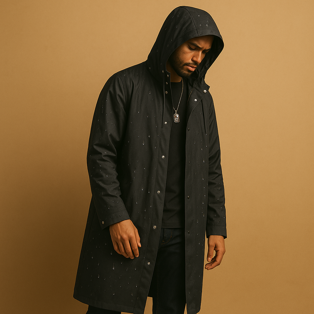 Milo Long Rain Jacket for Men | Waterproof EVA, Comfortable Fit 2