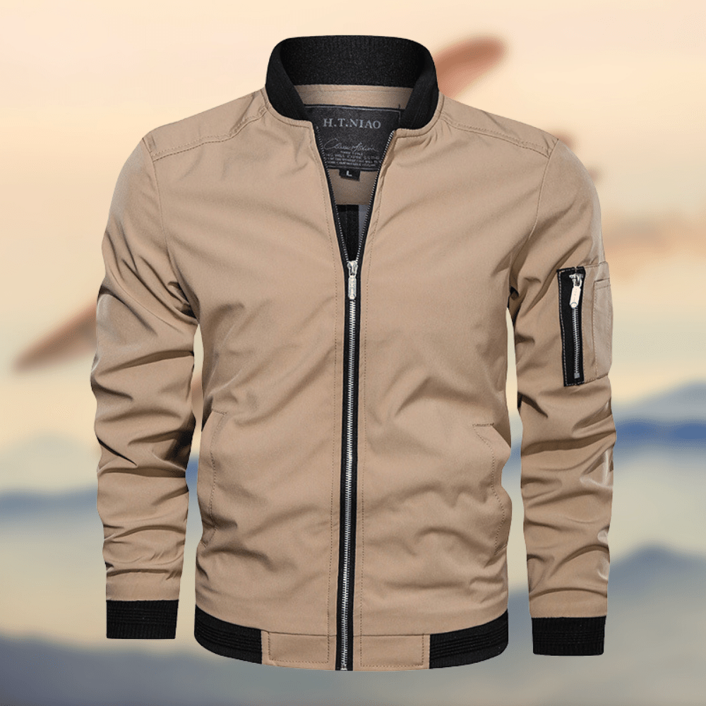 Milo Men's Bomber Jacket | Lightweight, Casual Style 3