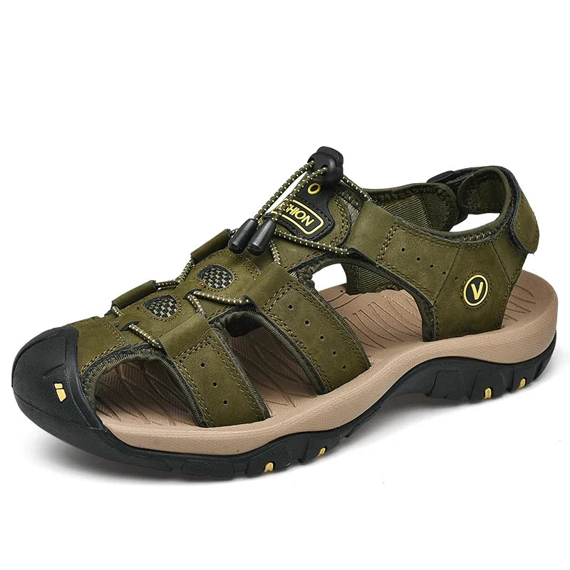 Milo Men's Hiking Sandals | Premium Leather, Comfortable and Durable 2