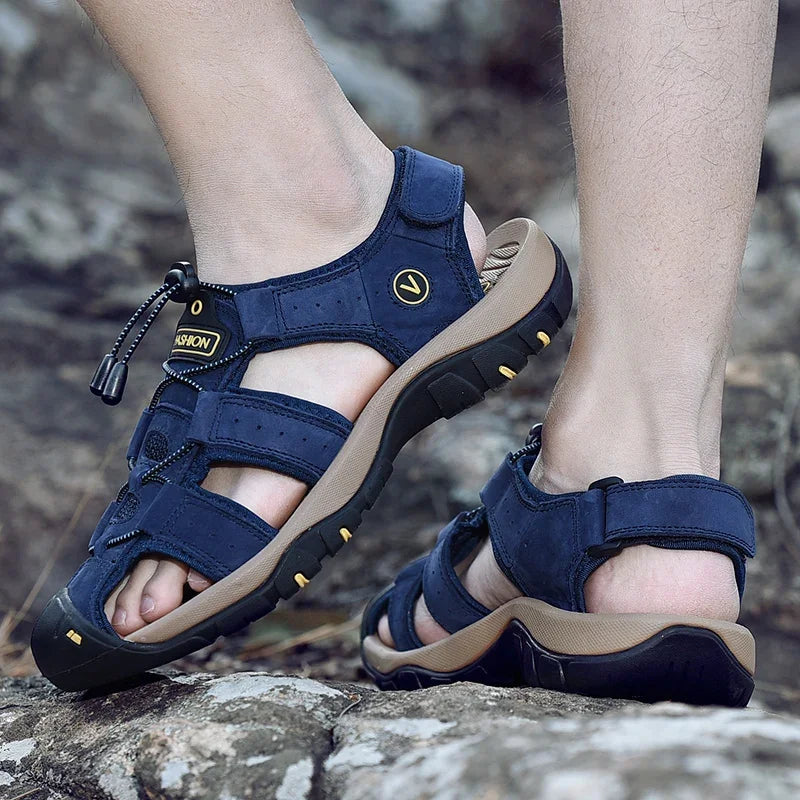 Milo Men's Hiking Sandals | Premium Leather, Comfortable and Durable 7