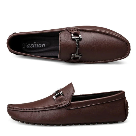 Milo Men's Moccasins | Breathable PU Leather, Comfortable and Stylish 1