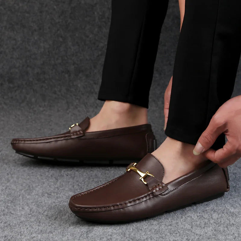 Milo Men's Moccasins | Breathable PU Leather, Comfortable and Stylish 4