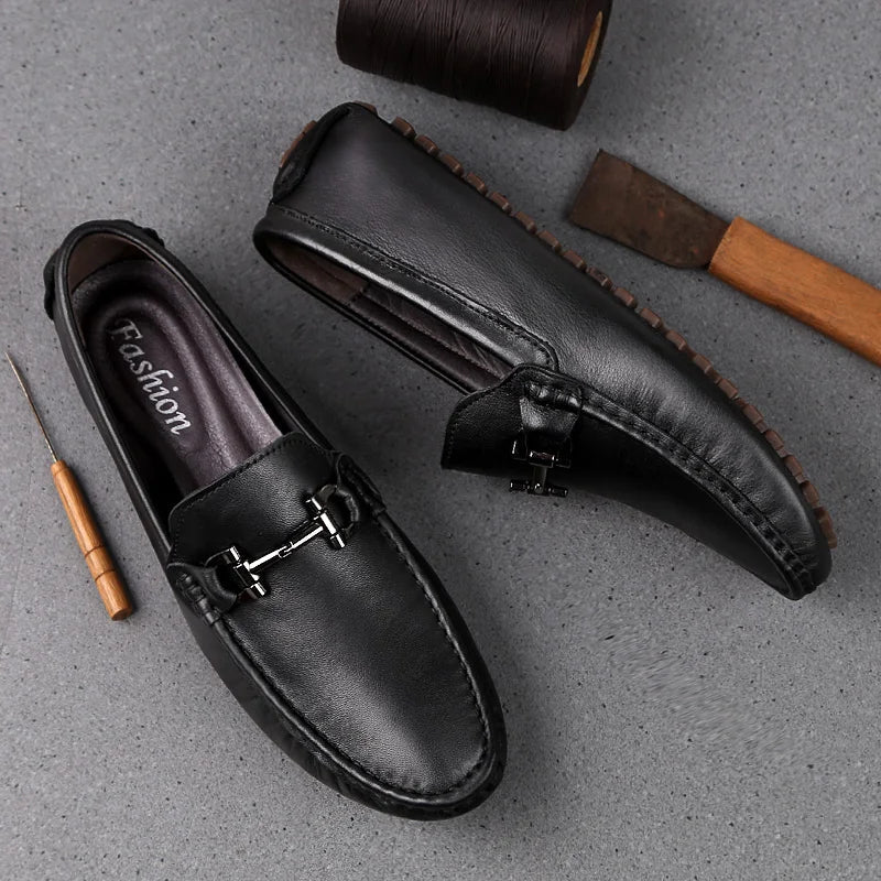 Milo Men's Moccasins | Breathable PU Leather, Comfortable and Stylish 5