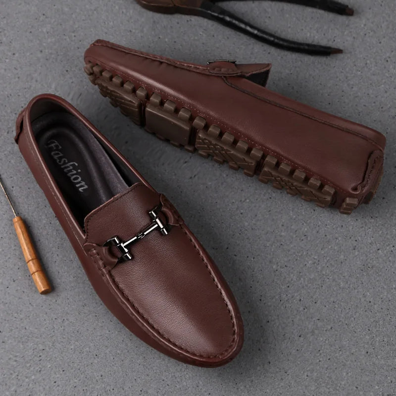 Milo Men's Moccasins | Breathable PU Leather, Comfortable and Stylish 6