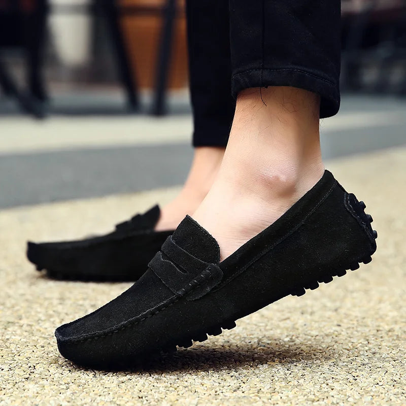 Milo Men's Moccasins | Premium Suede, Versatile Style 5