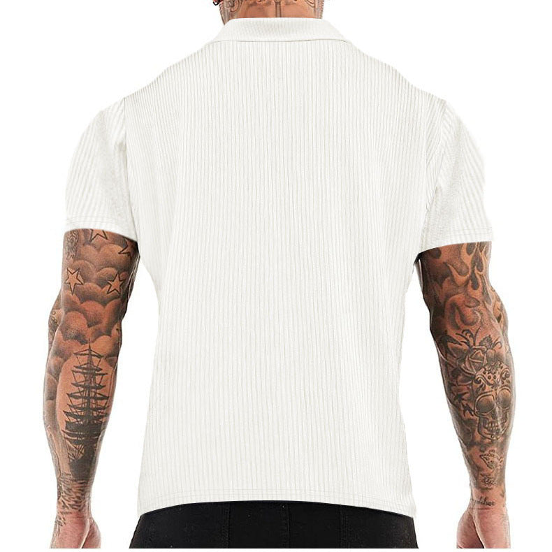 Milo Men's Short-Sleeved Shirt | Structured Fabric, Modern Collar 1