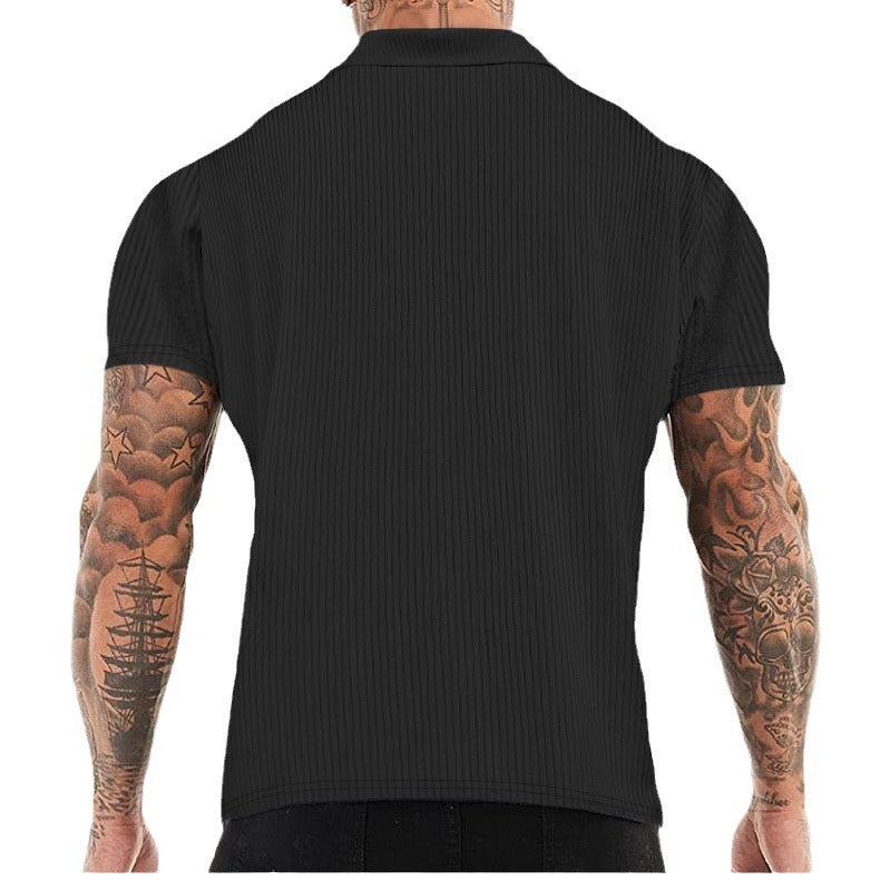 Milo Men's Short-Sleeved Shirt | Structured Fabric, Modern Collar 3