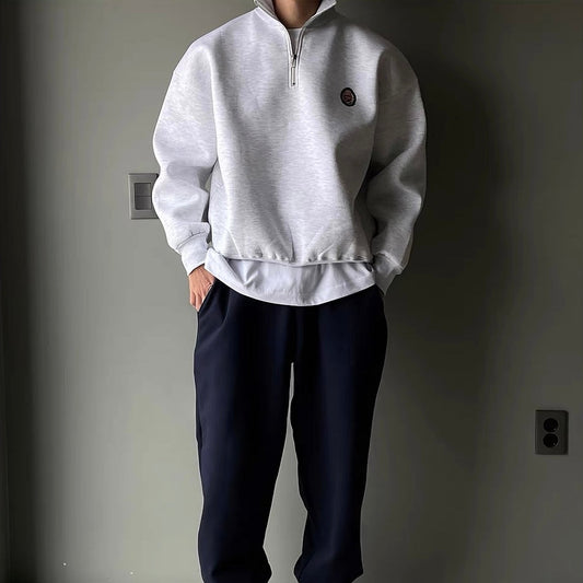 Milo Men's Sweater | Soft Cotton-Polyester Blend, Casual 1