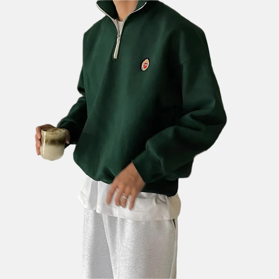 Milo Men's Sweater | Soft Cotton-Polyester Blend, Casual 3