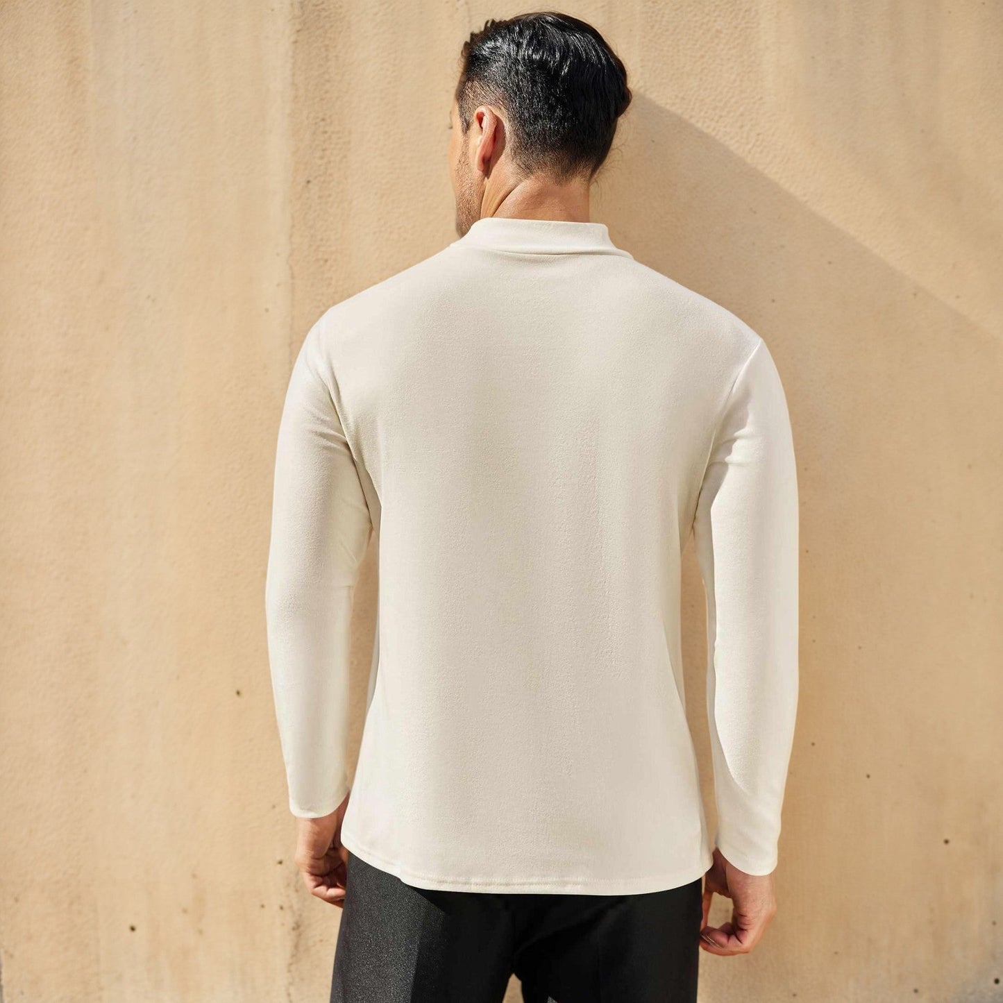 Milo Men's Sweater | Soft Cotton Blend, Slim Fit 4