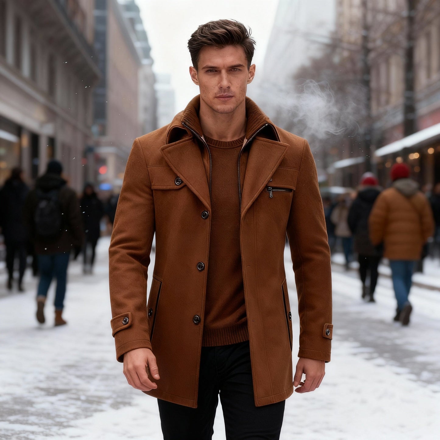 Milo Men's Winter Coat | Waterproof, Elegant Design 0