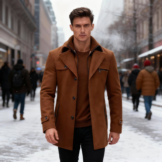 Milo Men's Winter Coat | Waterproof, Elegant Design 0