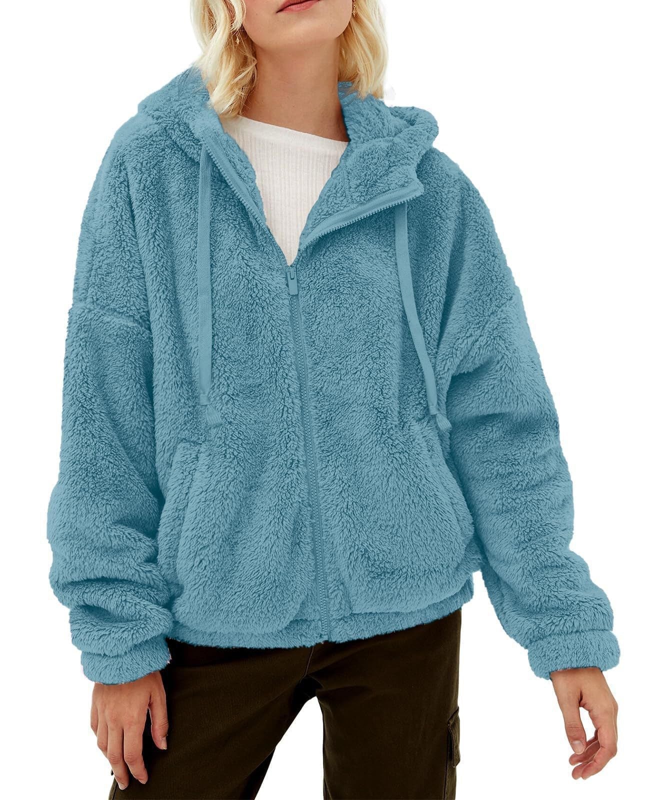 Mira Women's Fleece Jacket | Comfortable Hood, Warm and Practical 2