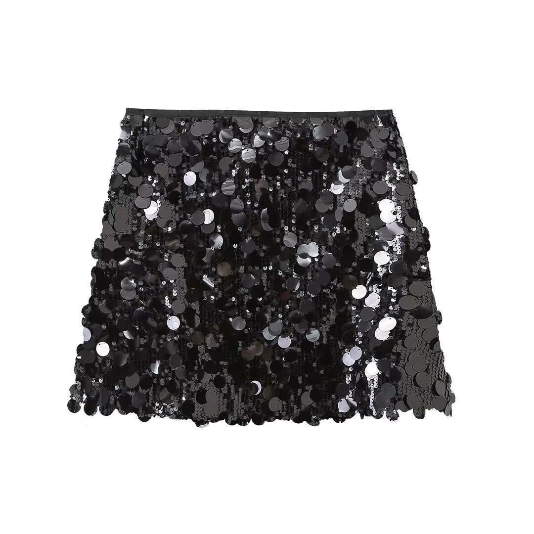 Nayla | Chic Sequin Skirt for Festive Evenings 3