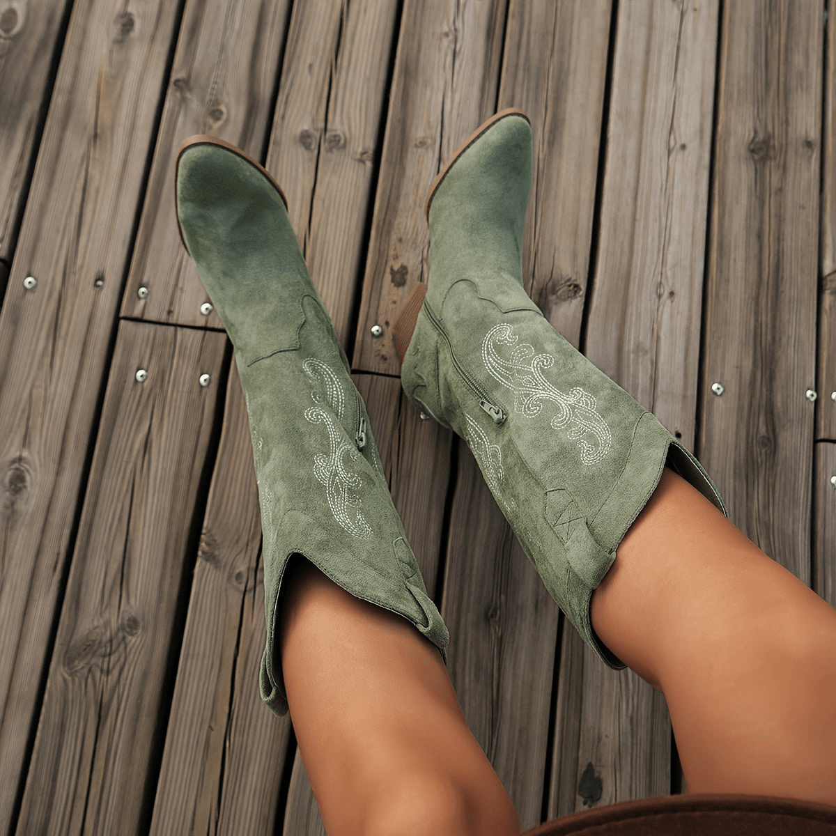 Nenna Women's Boots Black | Cowboy Heel, Stylish Design 7
