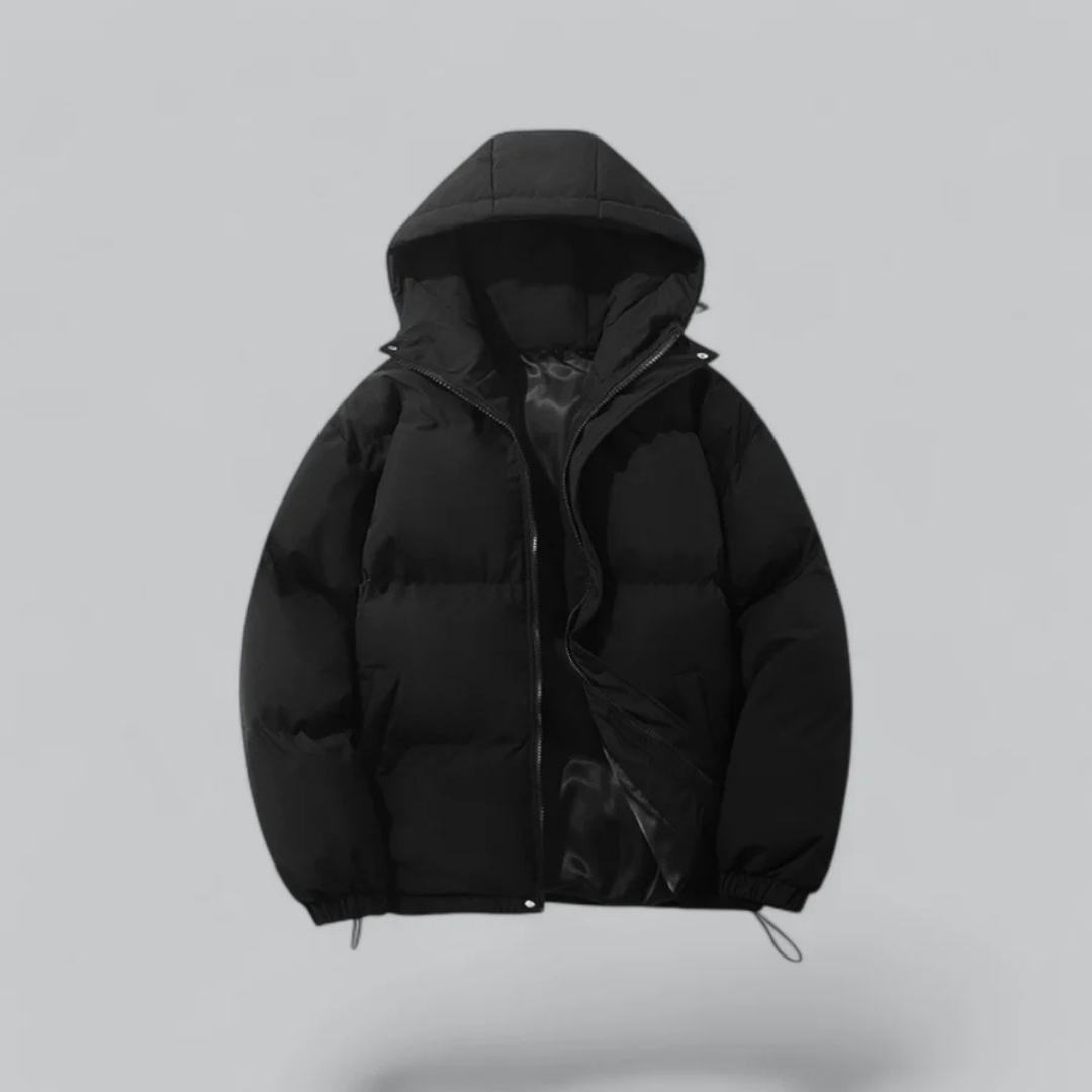 Niels Men's Winter Jacket | Quilted with Hood, Functional Comfort 0