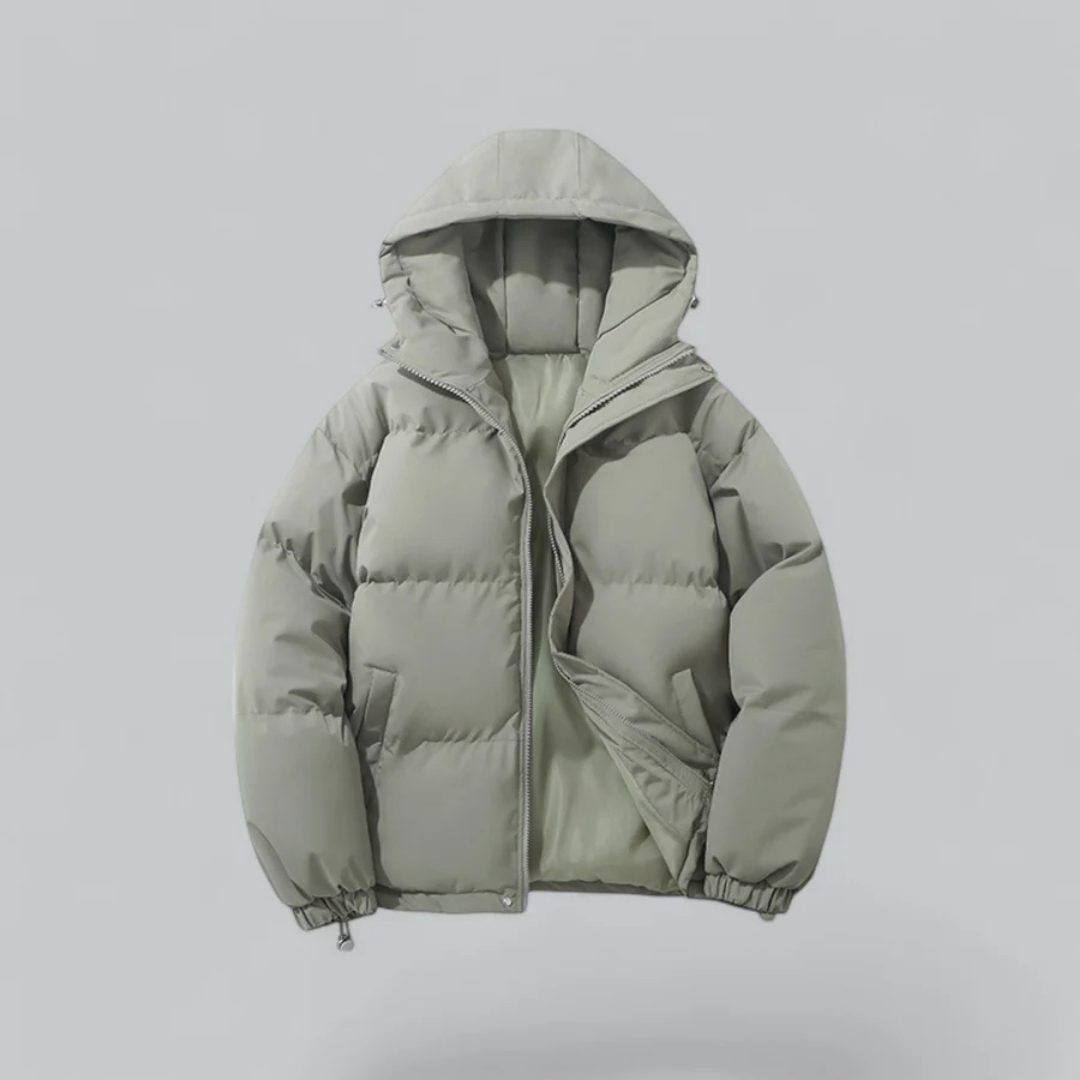 Niels Men's Winter Jacket | Quilted with Hood, Functional Comfort 4