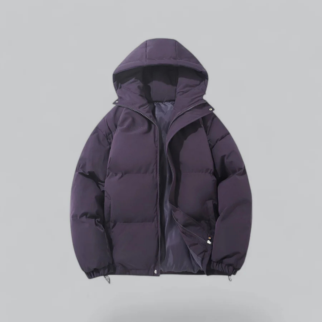Niels Men's Winter Jacket | Quilted with Hood, Functional Comfort 6