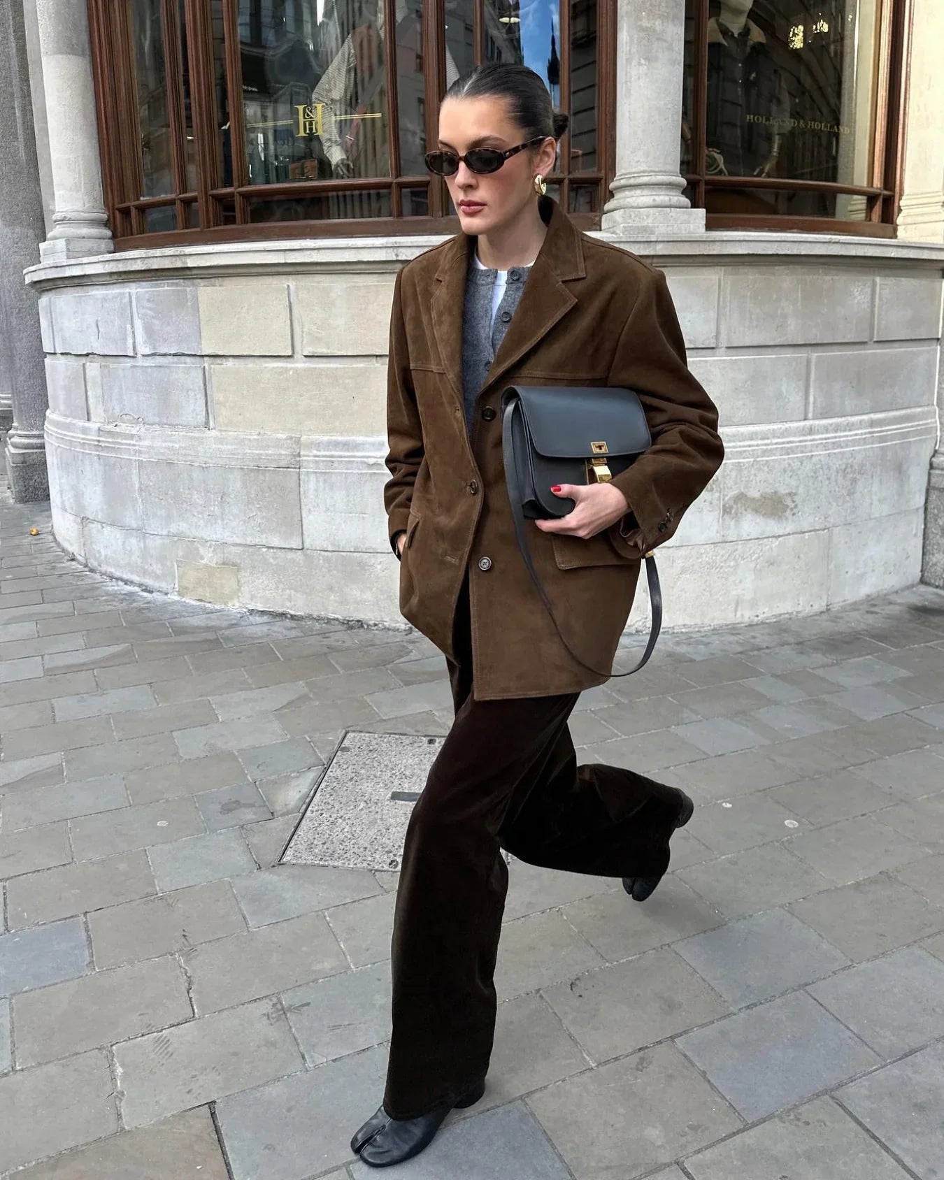 Nina Women's Blazer | Suede, Timeless and Flattering Design 3