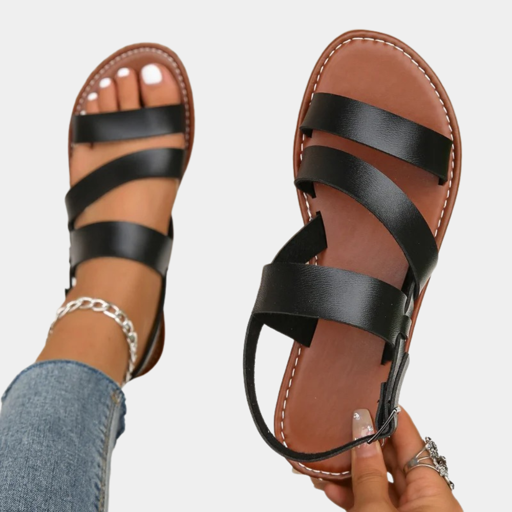 Noa Soleil | Stylish Flat Beach Sandals for Women 4