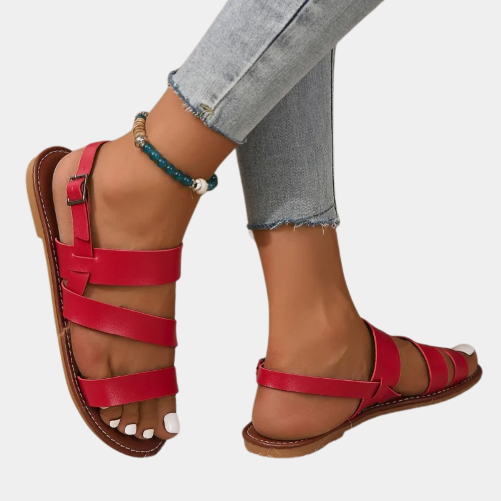 Noa Soleil | Stylish Flat Beach Sandals for Women 5