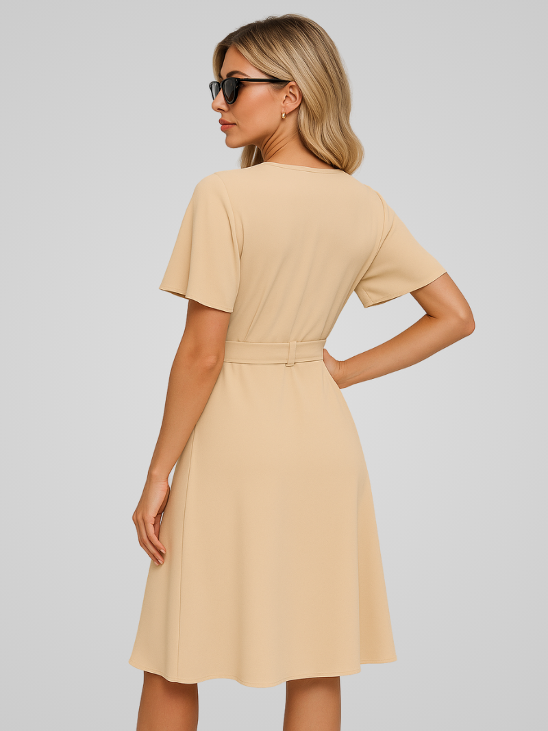 Noa | Elegant Summer Dress with V-neck for Women 6
