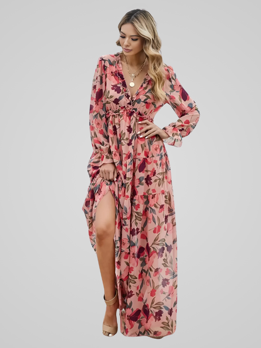 Noémie | Elegant Wild Maxi Dress for Women 0