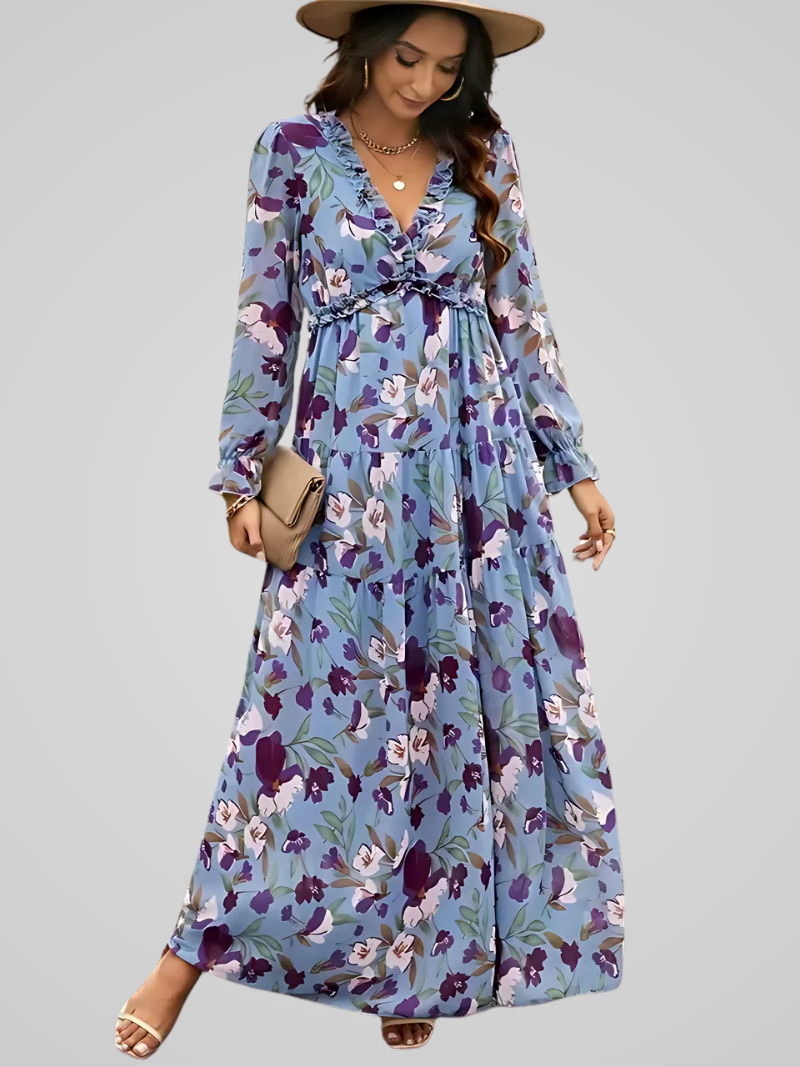 Noémie | Elegant Wild Maxi Dress for Women 4