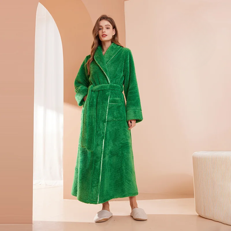 Nora Women's Bathrobe | Soft Fabric, Timeless Design 8