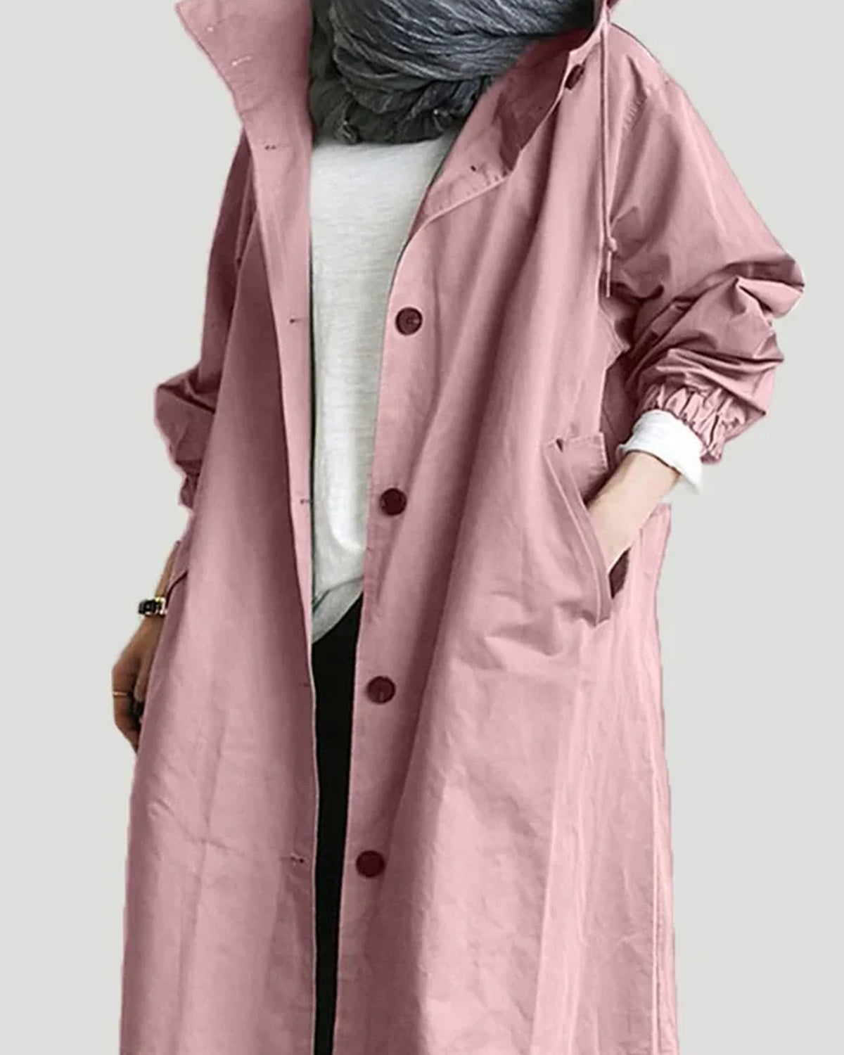 Nora Women's Raincoat | Waterproof, Breathable with Adjustable Hood 2