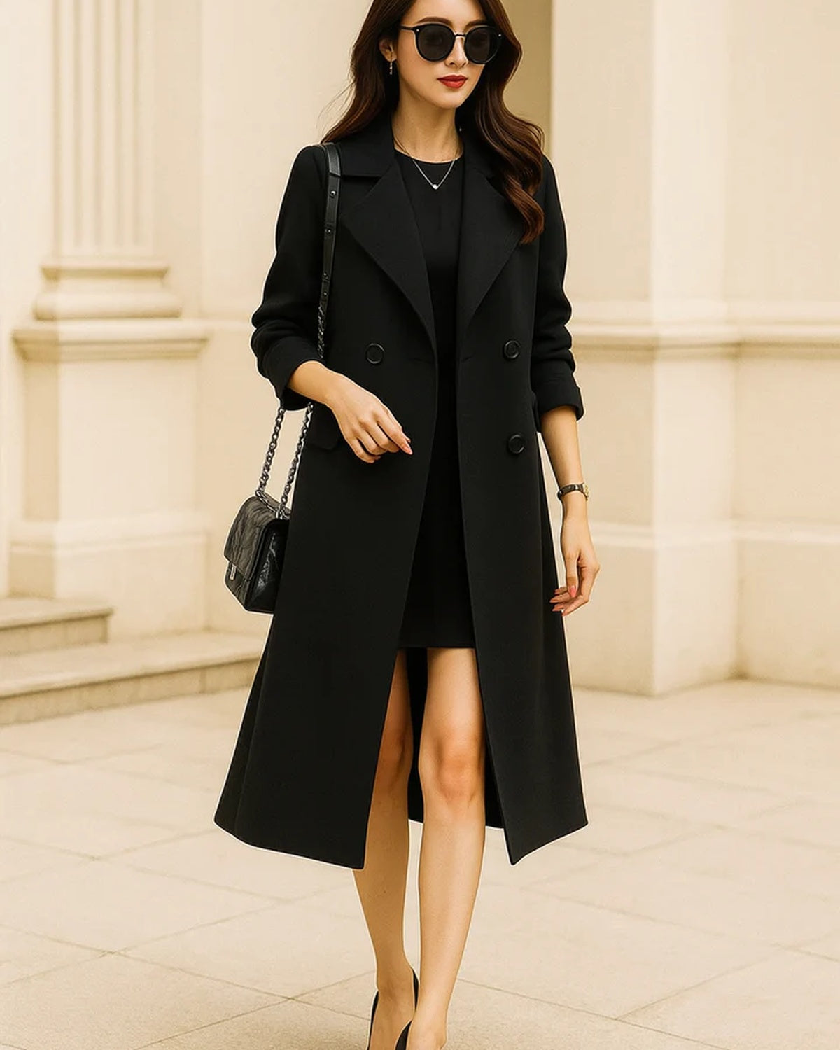 Nora Women's Trench Coat | Water-repellent, Elegant and Fitted 1