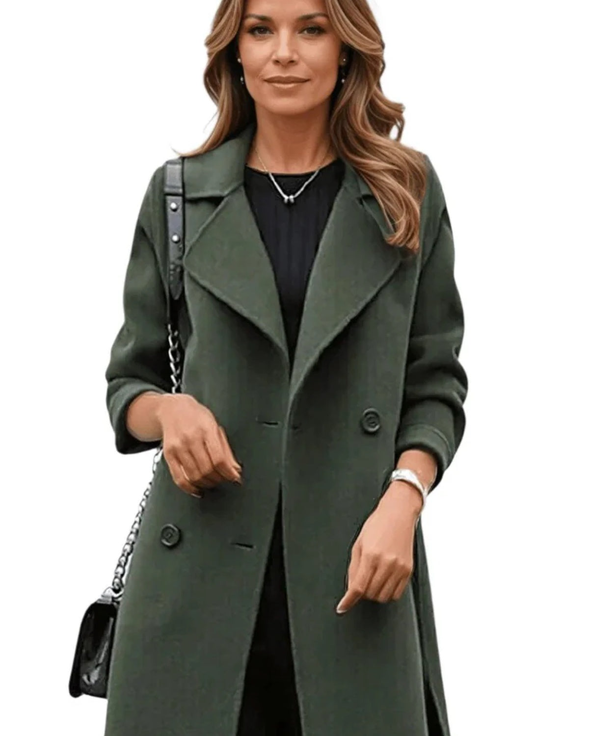 Nora Women's Trench Coat | Water-repellent, Elegant and Fitted 5