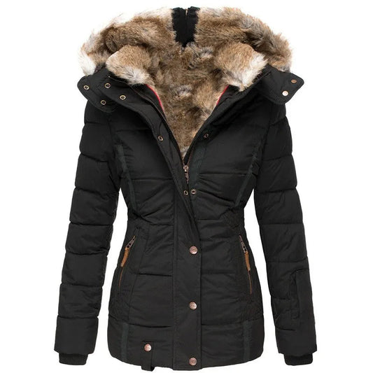 Nora Women's Winter Coat | Long Cut, With Hood 0