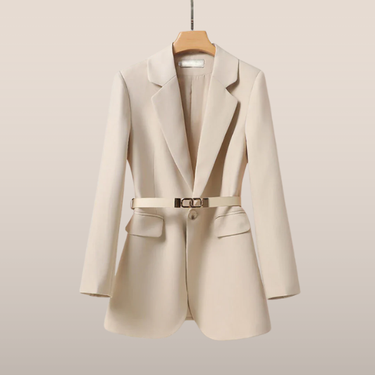 ORLÉA | Women's belted blazer – Fitted model with lapel collar 1