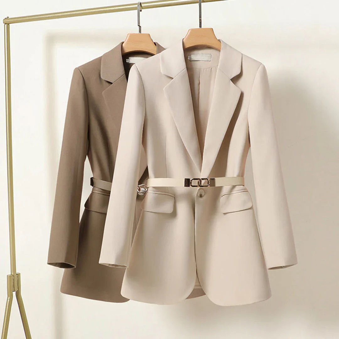 ORLÉA | Women's belted blazer – Fitted model with lapel collar 2