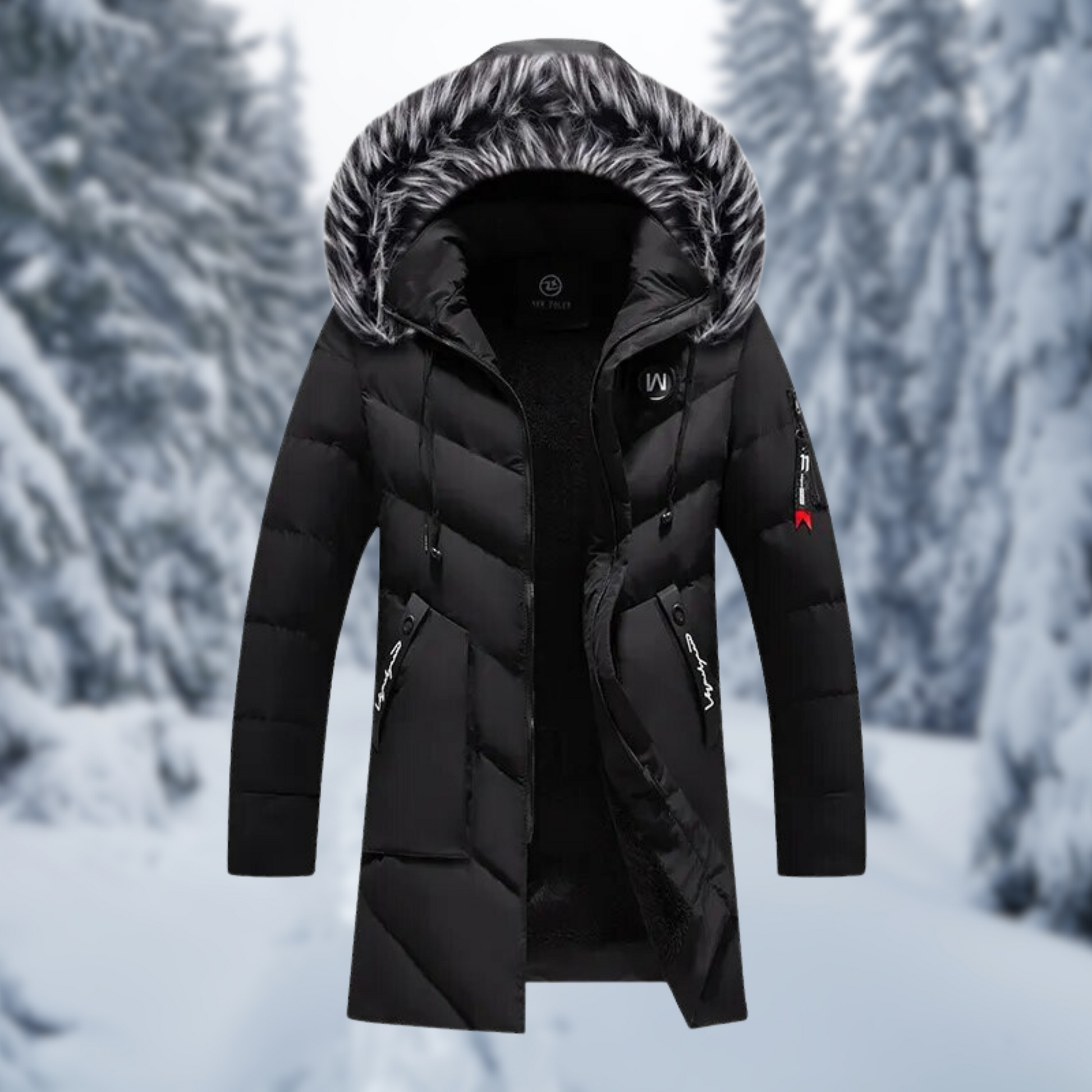 Padded Men's Winter Coat | High-Quality Quilted Jacket, Comfortable and Stylish 0