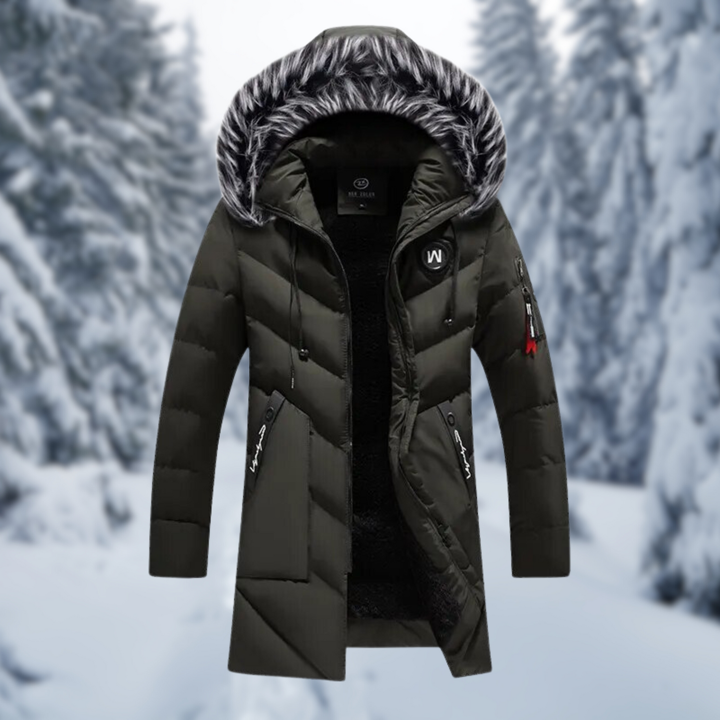 Padded Men's Winter Coat | High-Quality Quilted Jacket, Comfortable and Stylish 3