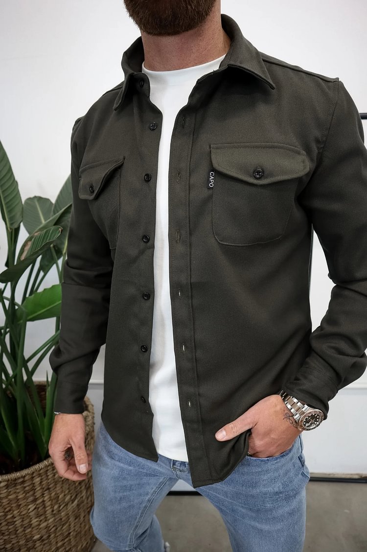Polo Jacket for Men | Lightweight Cotton-Polyester Blend 1