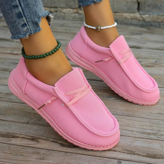 REVANA | Breathable platform sneakers with trendy height 0