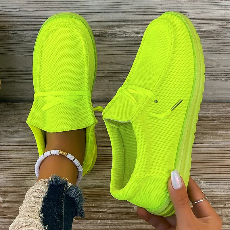 REVANA | Breathable platform sneakers with trendy height 4