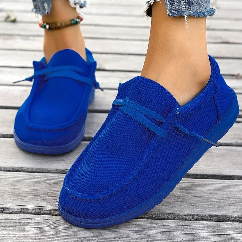 REVANA | Breathable platform sneakers with trendy height 6