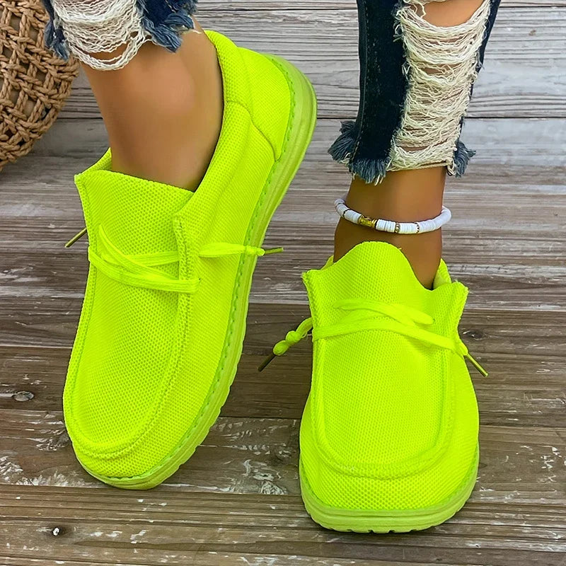 REVANA | Breathable platform sneakers with trendy height 9