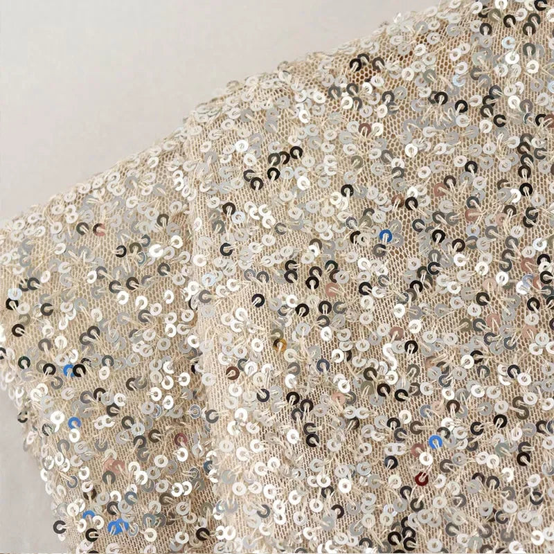 Ravella | Sequin Mini Dress with Shoulder Pads 8