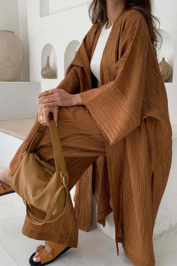 Renée | Comfortable Women's Set with Cardigan and Trousers 3