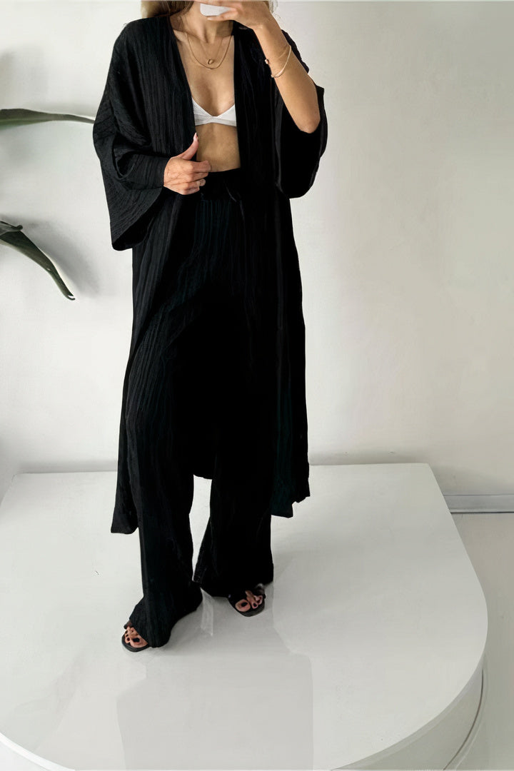 Renée | Comfortable Women's Set with Cardigan and Trousers 4