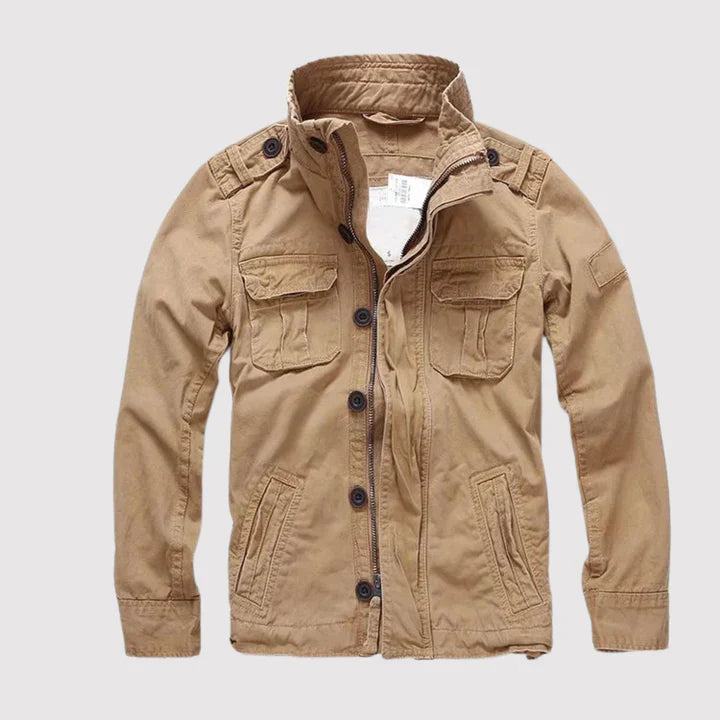 Rex Men's Denim Jacket | Durable Fabric, Multiple Pockets 2