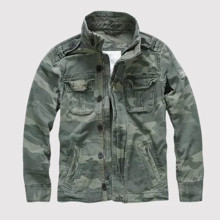 Rex Men's Denim Jacket | Durable Fabric, Multiple Pockets 3