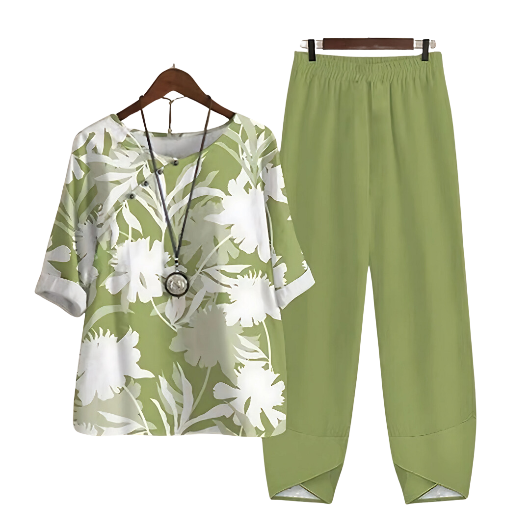Rhea Women's Shirt and Pantsuit | High-Quality Fabric, Timeless Elegance 3