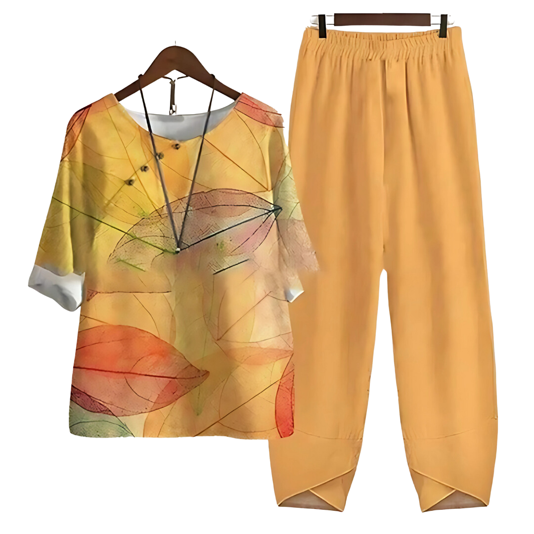 Rhea Women's Shirt and Pantsuit | High-Quality Fabric, Timeless Elegance 4